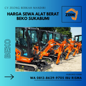 Sewa Excavator Sukabumi
