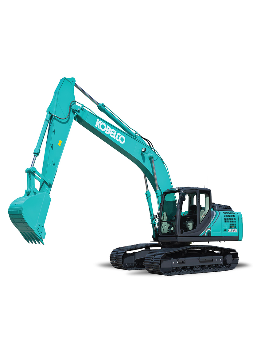 Excavator SK200, sering digunakan untuk proyek skala besar.