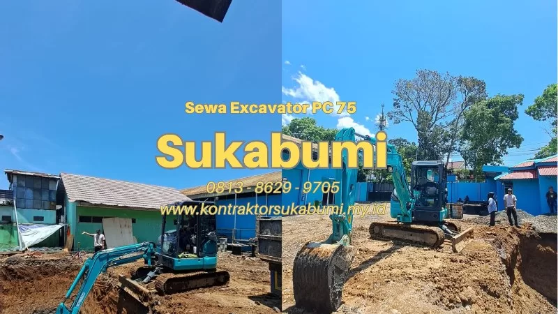 Sewa Excavator PC75 Sukabumi